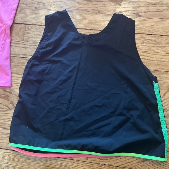 Queen of sparkles XS rainbow black shorts set excellent condition - Picture 4 of 7